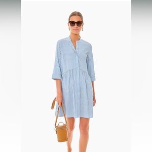 Tuckernuck XXL Blue Stripe Royal Shirt Dress
